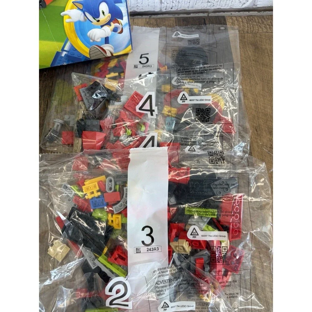 LEGO Sonic Vs. Dr. Eggman's Death Egg Robot (76993) 100% Complete - Open Box!
